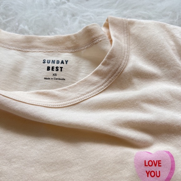Aritzia bundle /Sunday Best T-shirts 2item - Picture 6 of 6